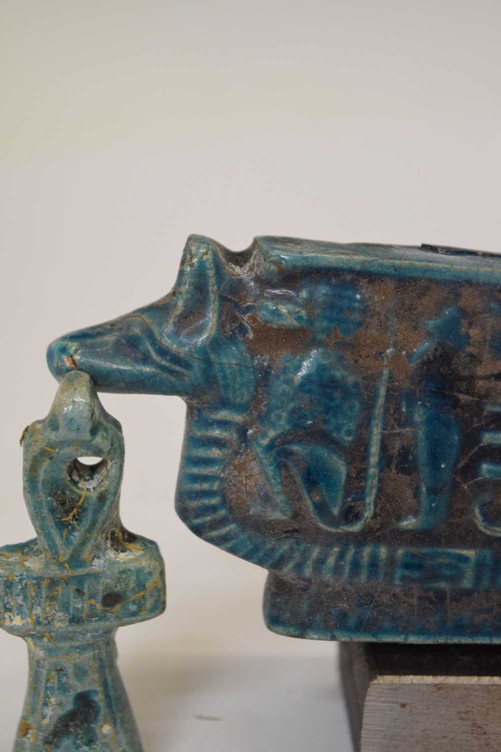 Egyptian faience wolf - Image 4 of 9
