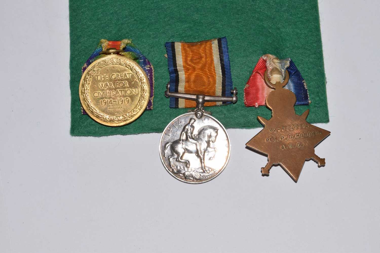 British First World War medal trio - Image 6 of 6