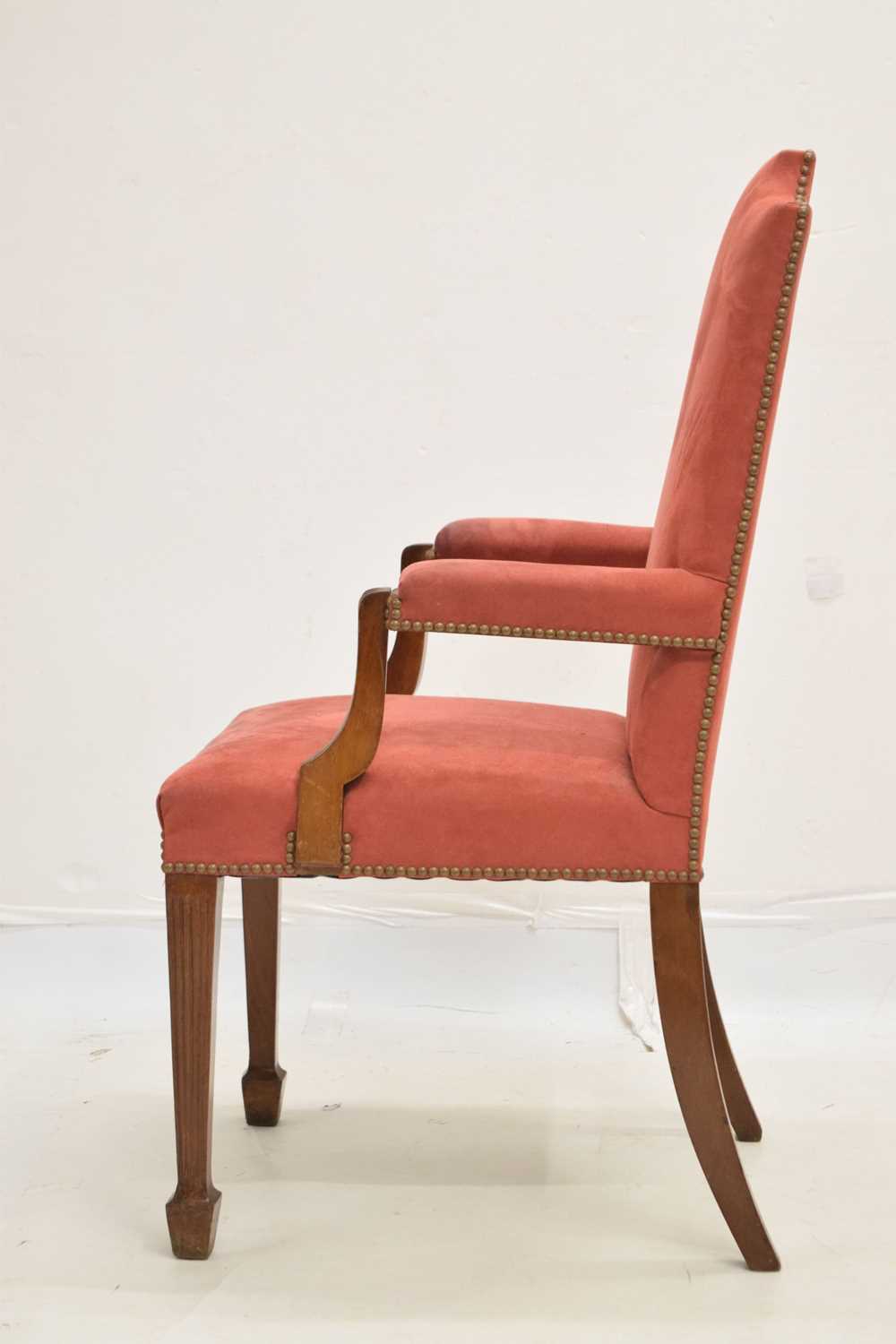 Edwardian open armchair - Image 5 of 8