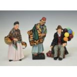 Royal Doulton - Three porcelain figures