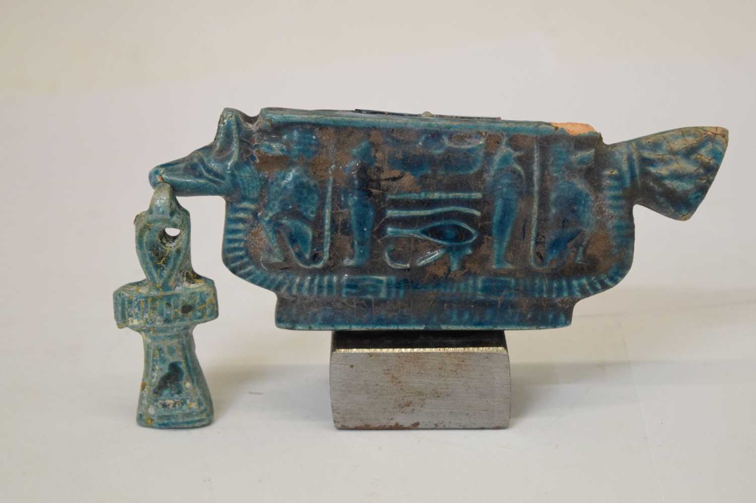 Egyptian faience wolf - Image 2 of 9