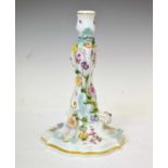 Late 19th/early 20th century Meissen porcelain candlestick