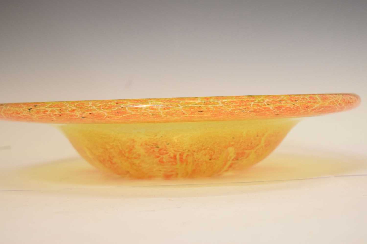 Large 1930s WMF Ikora glass bowl - Image 7 of 9