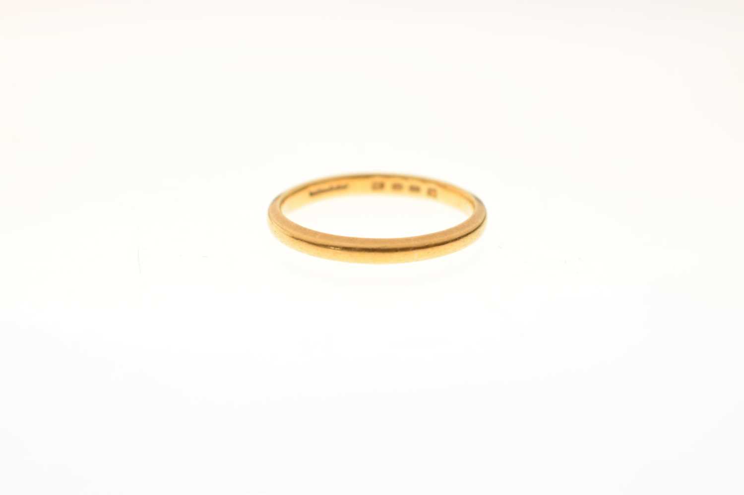 22ct gold wedding band - Image 5 of 5