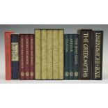 Collection of Folio Society volumes - Legends and Myths, etc