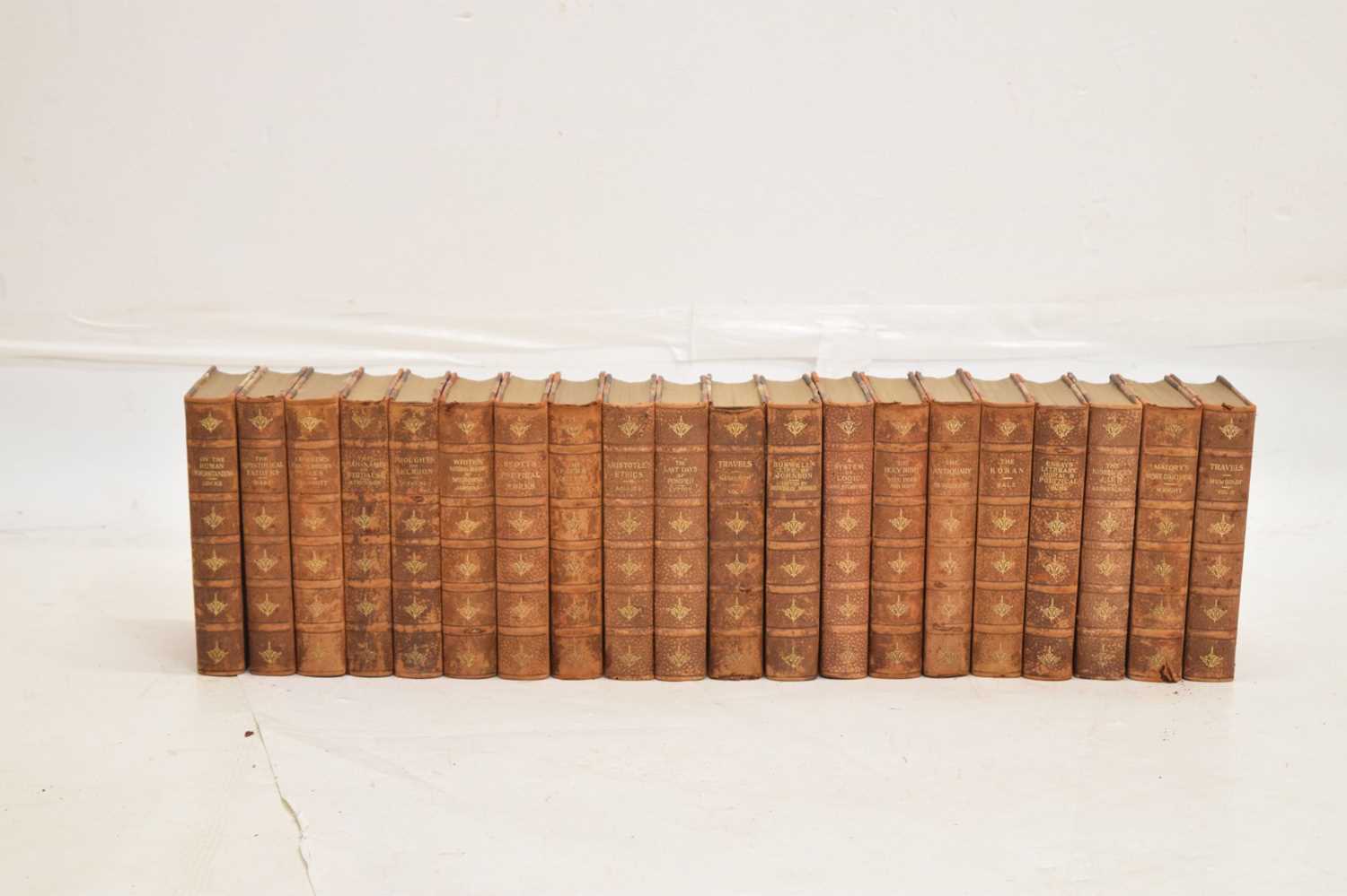 Twenty volumes from 'Sir John Lubbock's Hundred Books', leather bound, circa 1898 - Image 2 of 10