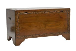 20th century Chinese camphor wood trunk