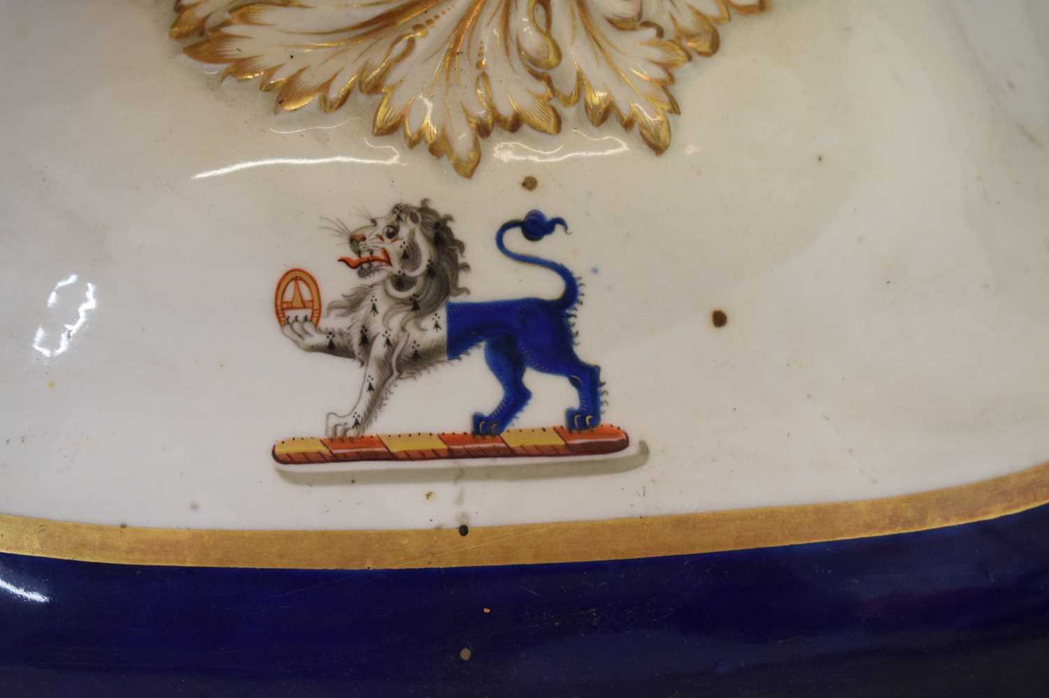 Armorial tureen and Derby monogrammed dish - Image 12 of 13