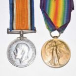 British First World War medal pair