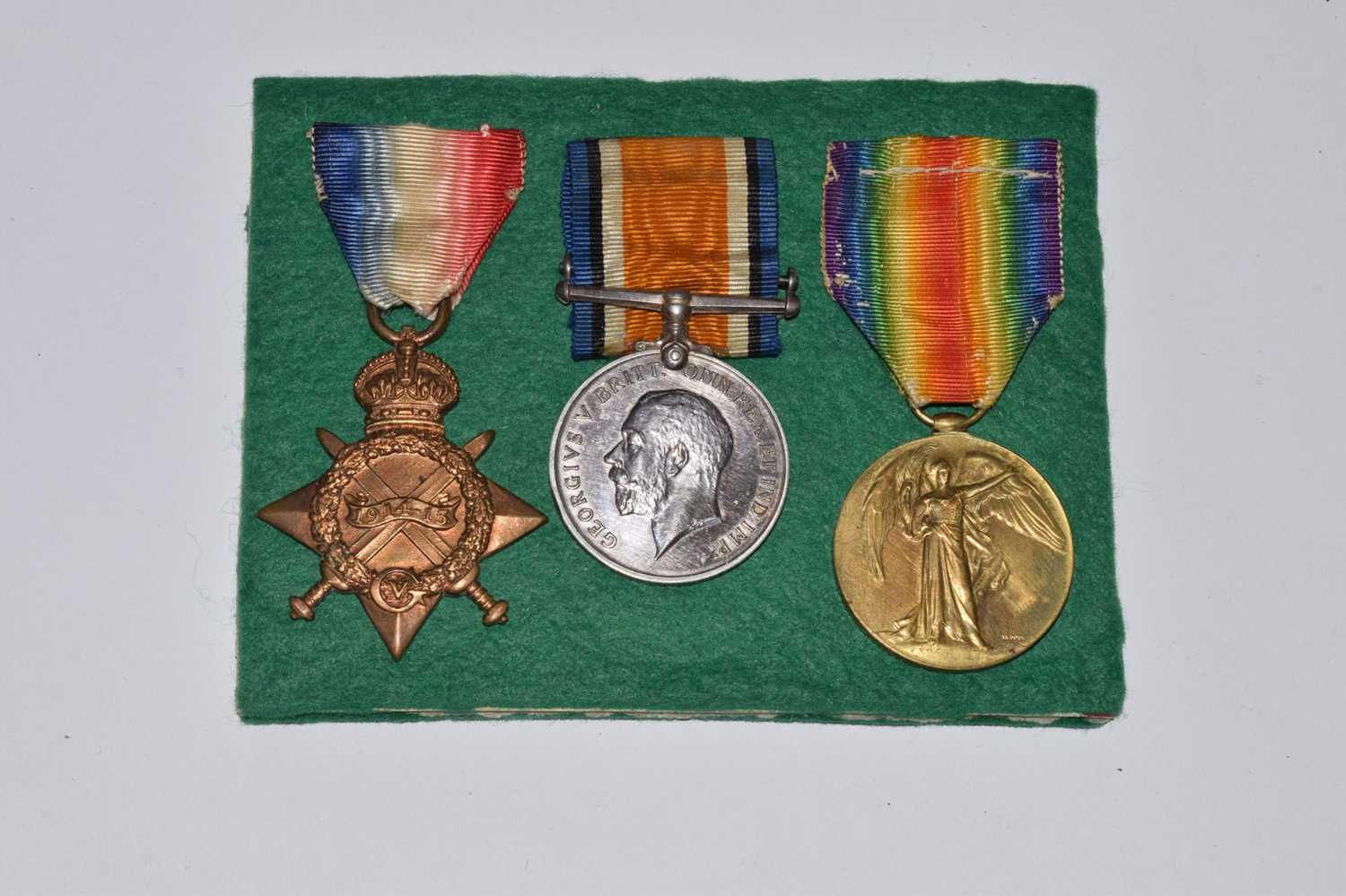 British First World War medal trio - Image 2 of 6