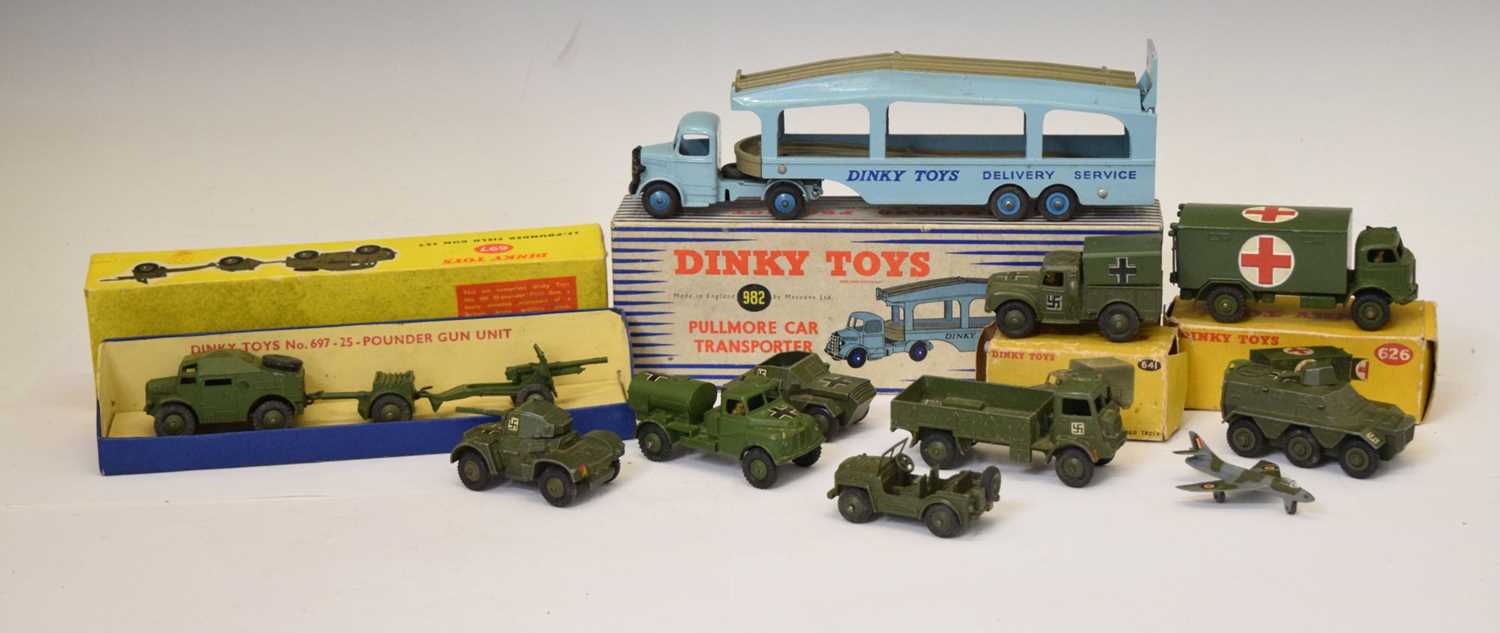 Dinky Toys - Boxed 982 'Pullmore Car Transporter' and other Dinky models