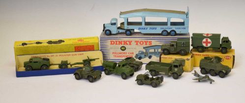 Dinky Toys - Boxed 982 'Pullmore Car Transporter' and other Dinky models
