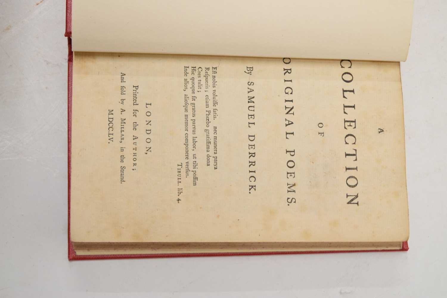 Poetry books, two 18th century and one early 19th century - Image 3 of 9