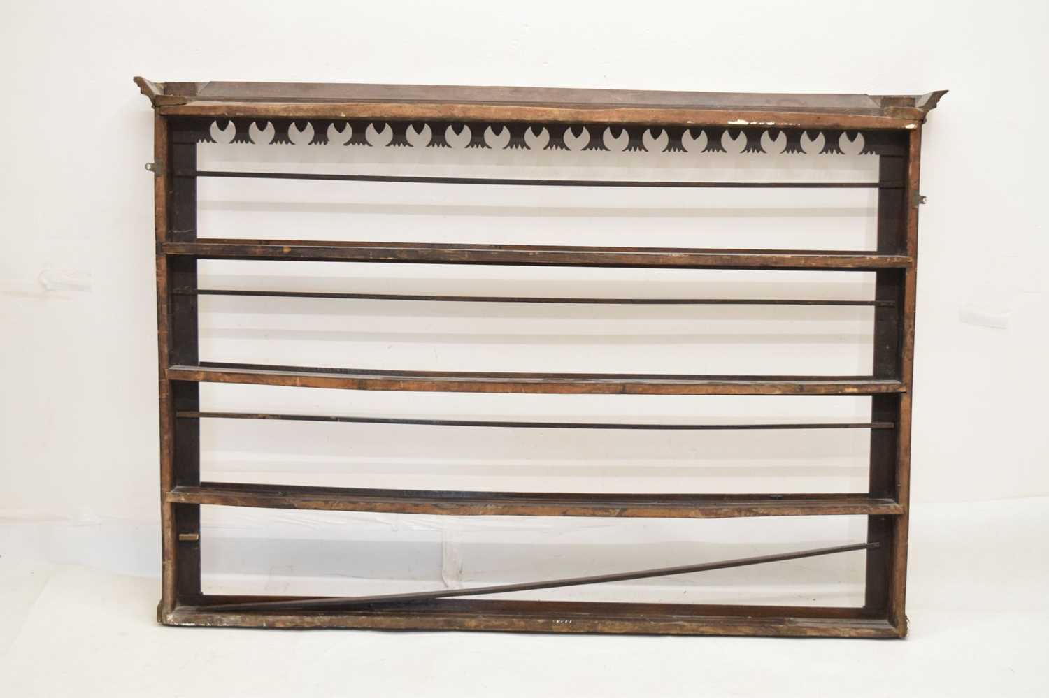 George III oak dresser rack - Image 13 of 14