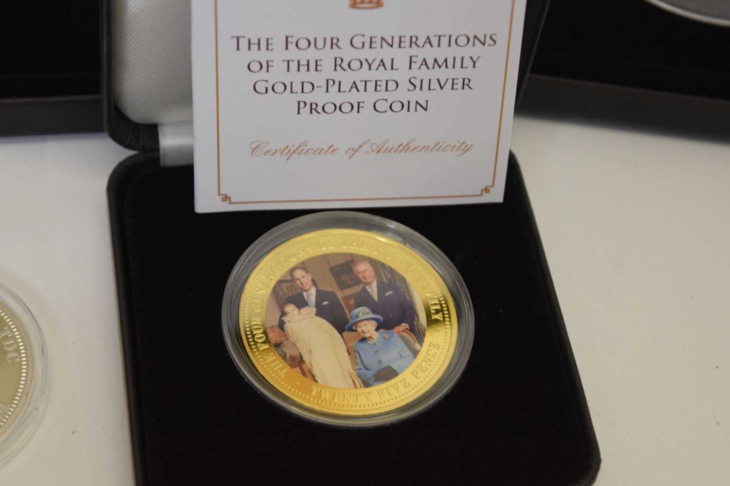 Six commemorative silver coins relating to Royalty etc - Image 6 of 9