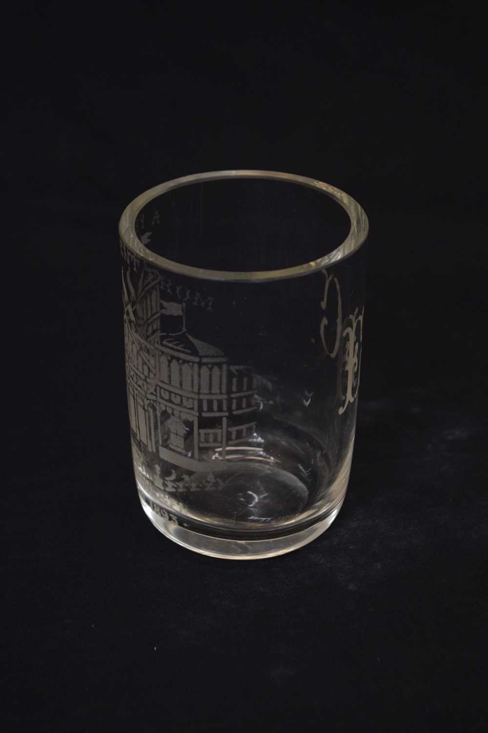 Bristol interest - Late 19th century 'Bristol Industrial & Fine Art Exhibition 1893' glass - Image 5 of 6