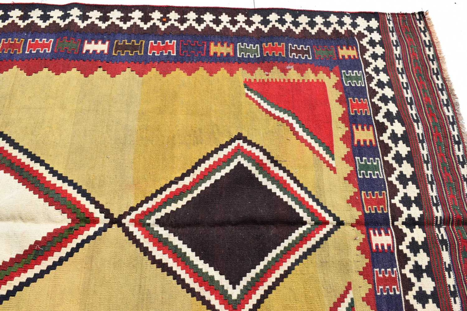 South West Persian Qashgai Kilim - Image 7 of 10