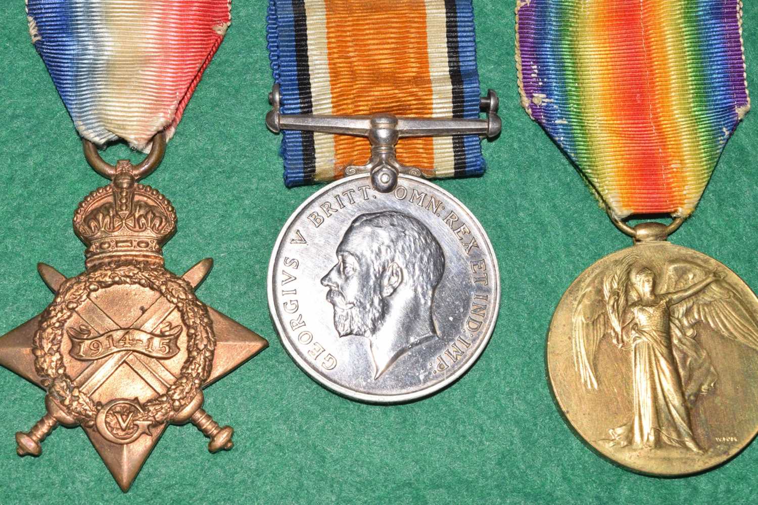 British First World War medal trio - Image 4 of 6