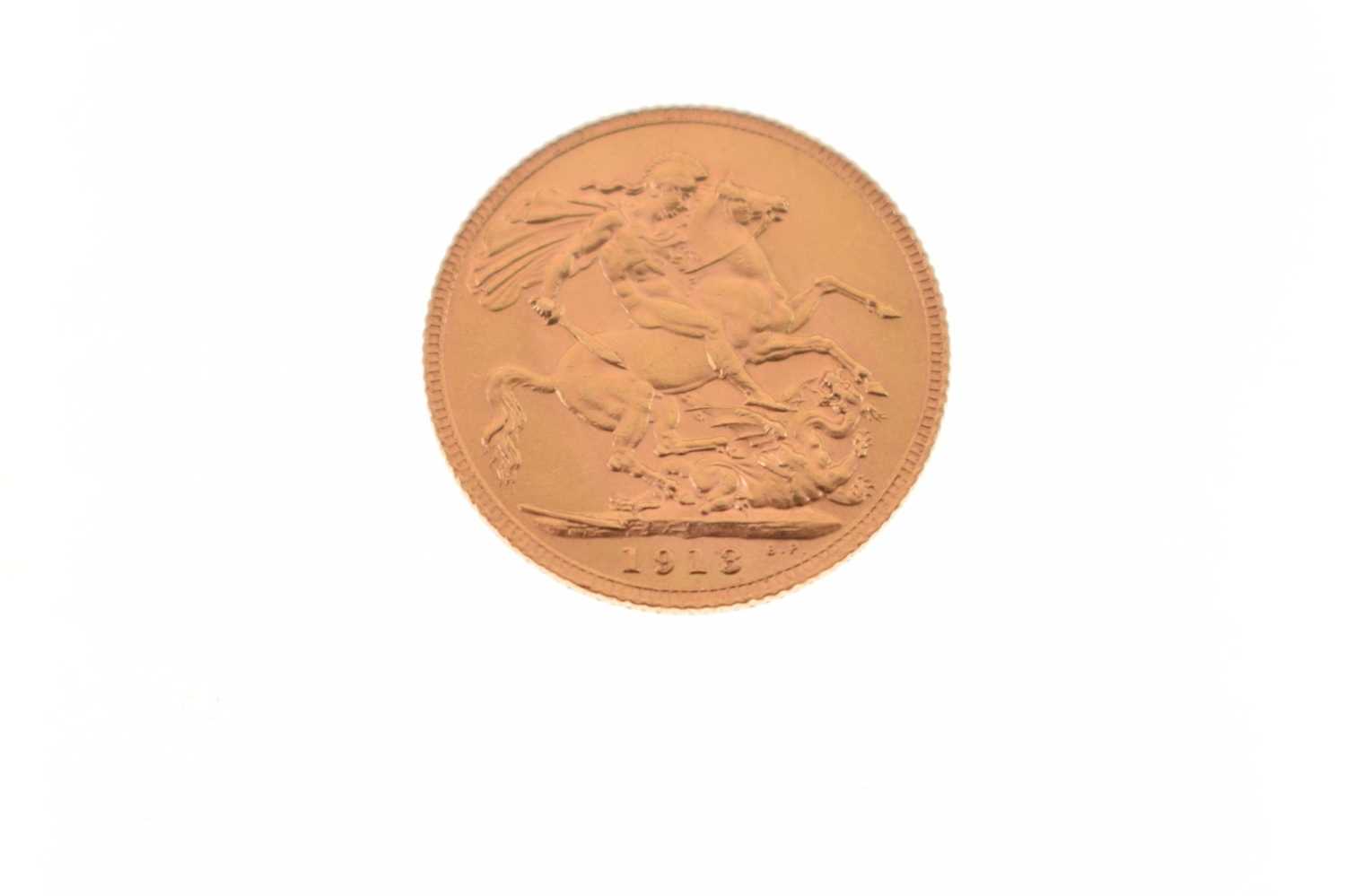 George V gold sovereign, 1913 - Image 4 of 4