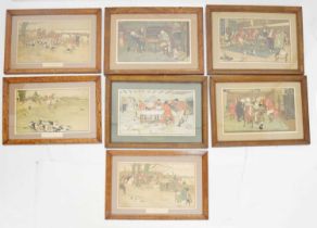 After Cecil Aldin (1870-1935) - Collection of seven hunting prints