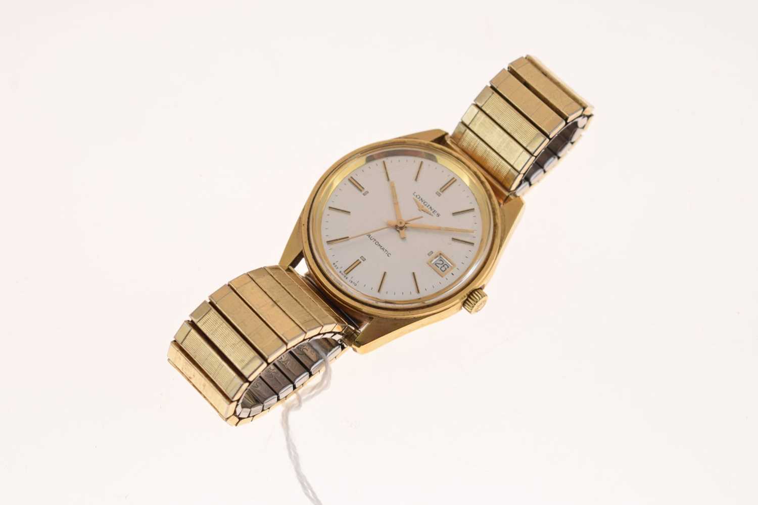 Longines - Gentleman's gold plated automatic bracelet watch - Image 2 of 8