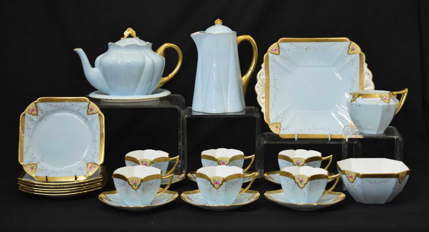 Shelley 'Queen Anne' Pattern (11539/10) six person tea set