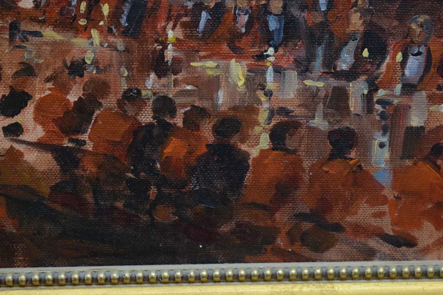 Lincoln Rowe (20th century) - Oil on canvas - Mess Dinner - Image 9 of 13