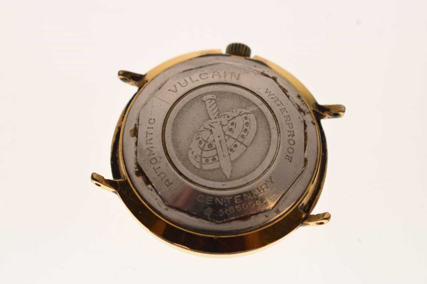 Vulcain Centenary - Gentleman's vintage gold plated watch head - Image 8 of 9