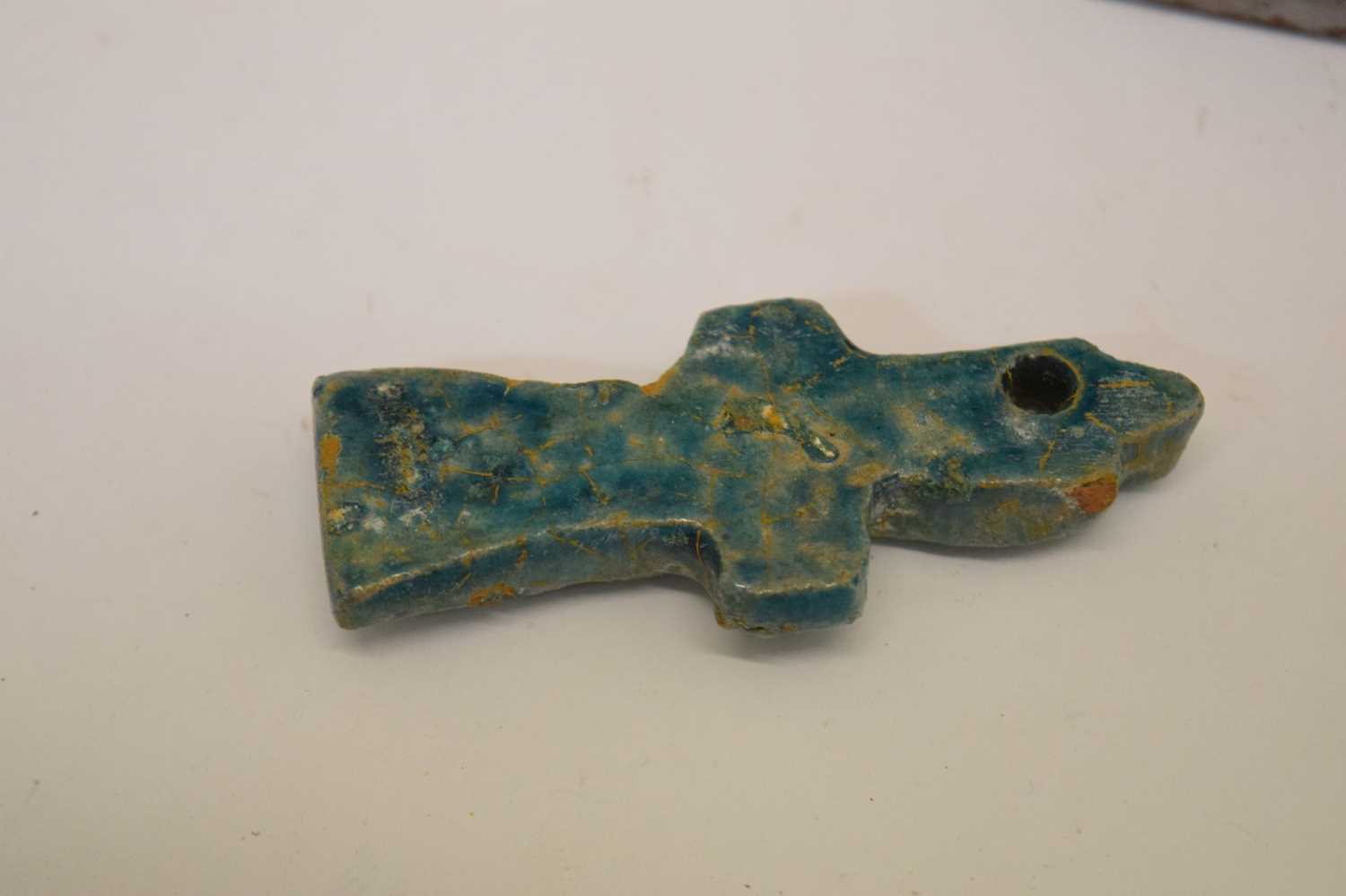 Egyptian faience wolf - Image 9 of 9