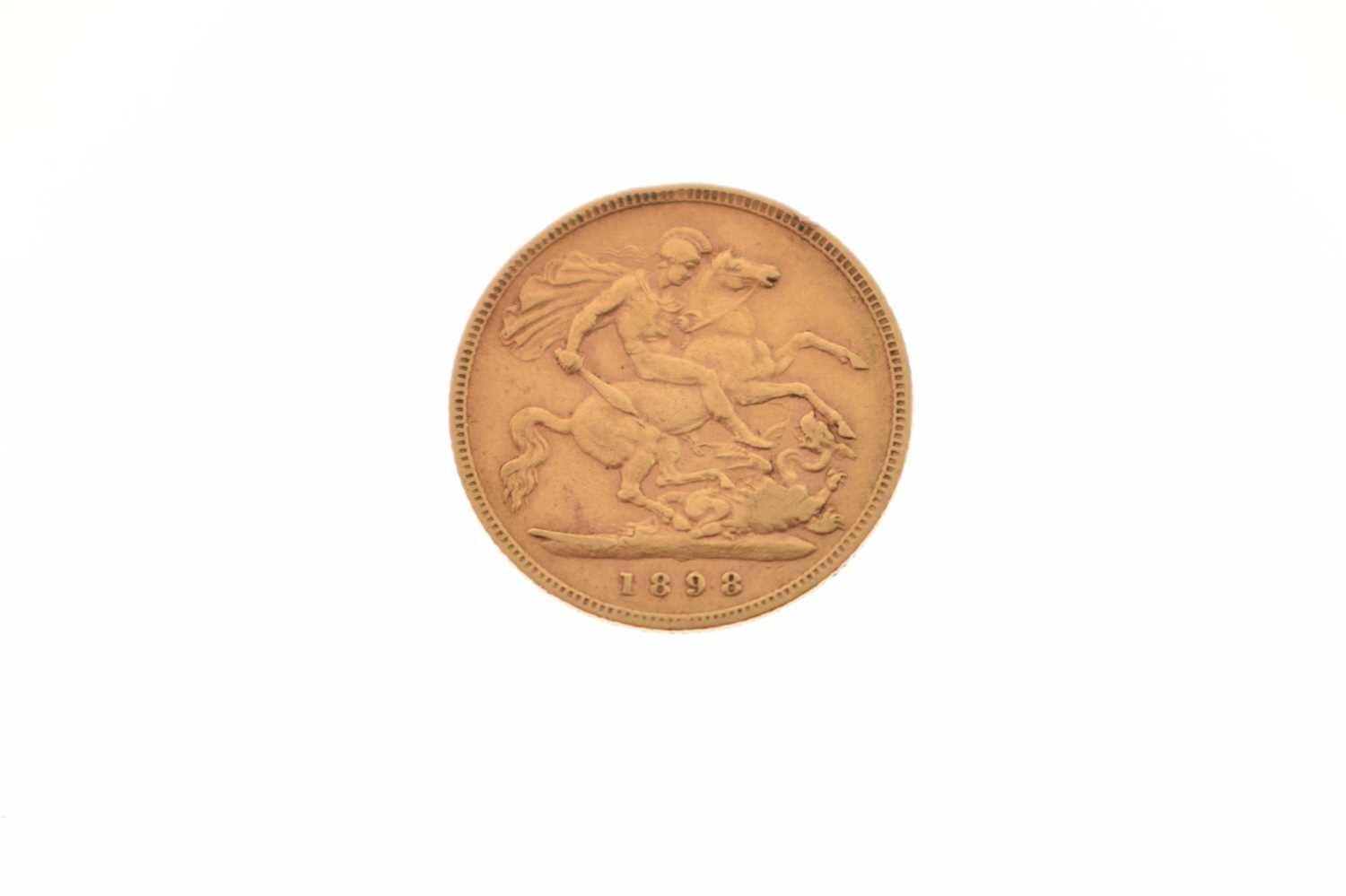 Queen Victoria gold half sovereign, 1898 - Image 4 of 4