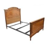 French parquetry king size bed