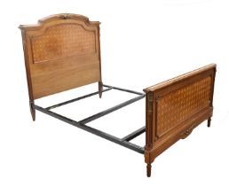 French parquetry king size bed