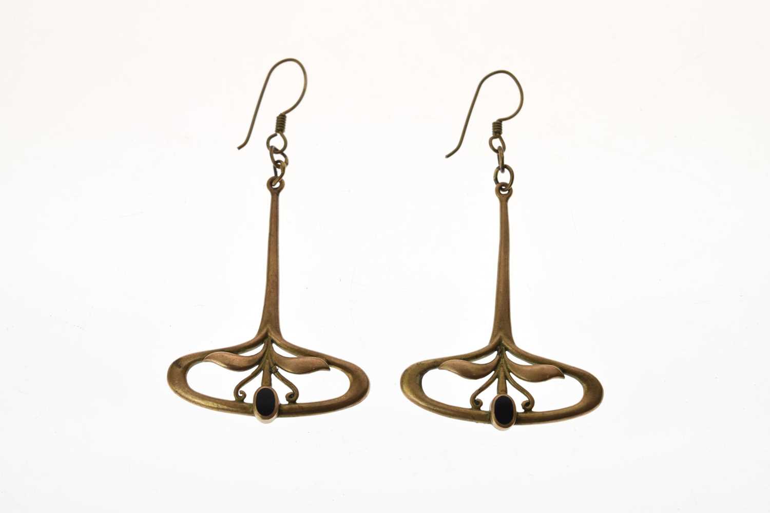 Pair of Art Nouveau style earrings - Image 8 of 8