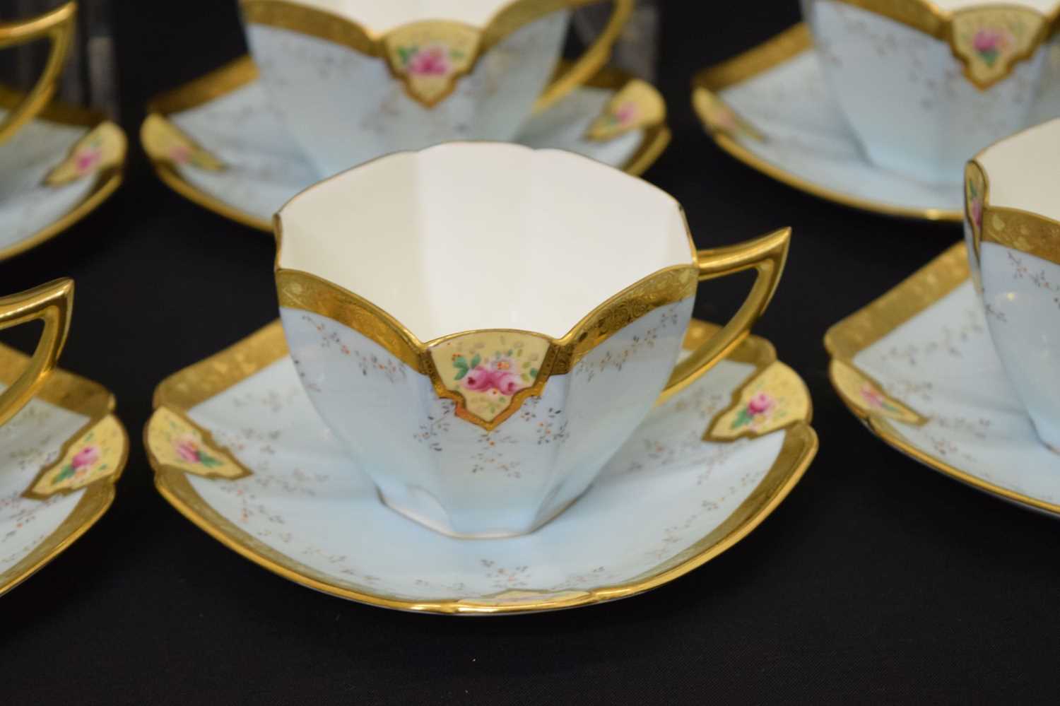 Shelley 'Queen Anne' Pattern (11539/10) six person tea set - Image 4 of 16