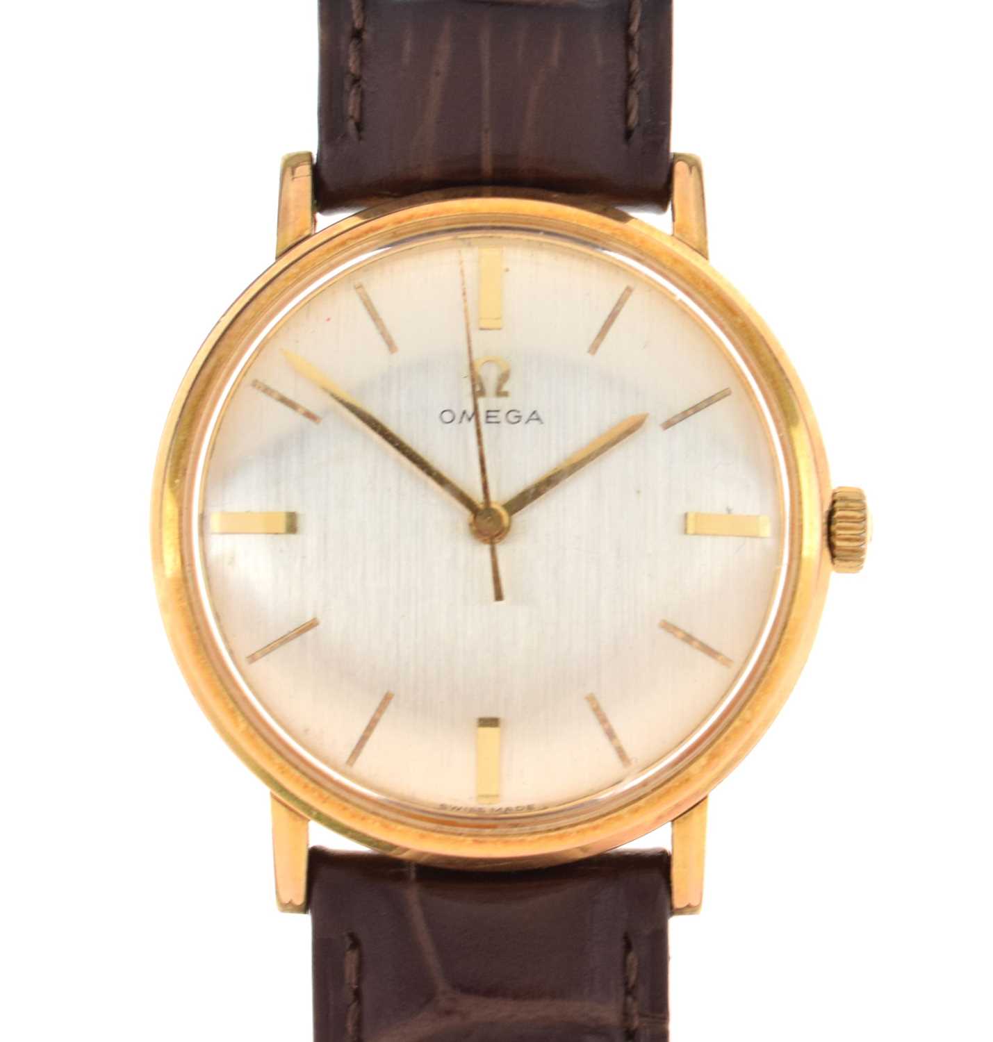 Omega - Gentleman's gold plated wristwatch