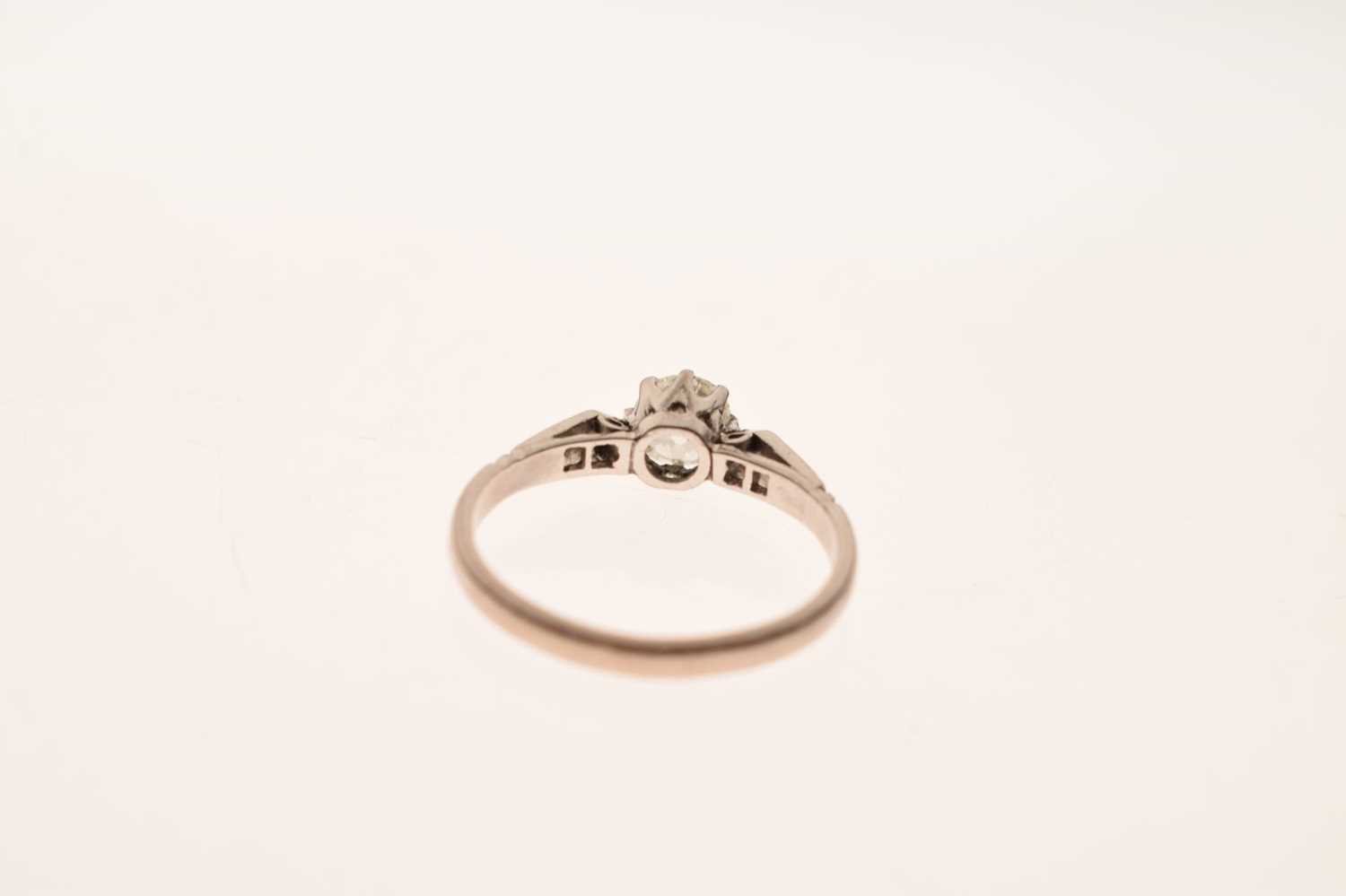 Diamond single stone ring - Image 3 of 5