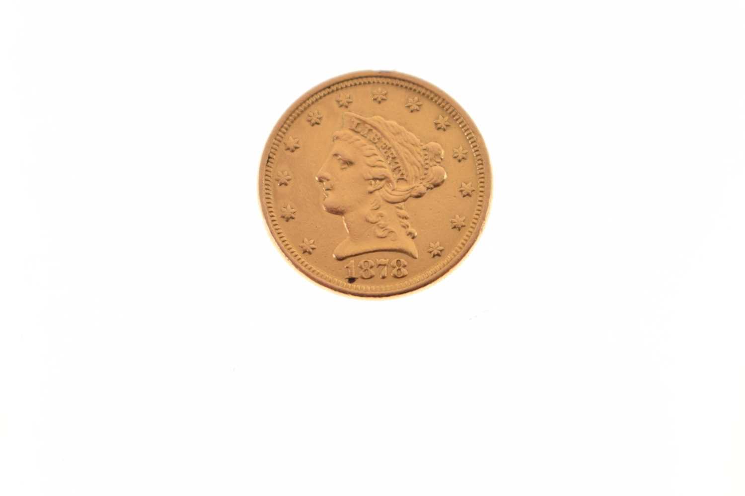 United States of America 2 1/2 dollar gold coin, 1878 - Image 4 of 4