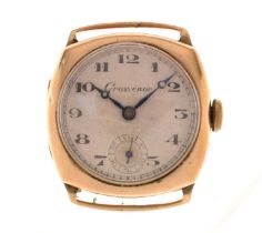 Grosvenor - Gentleman's 9ct gold watch head