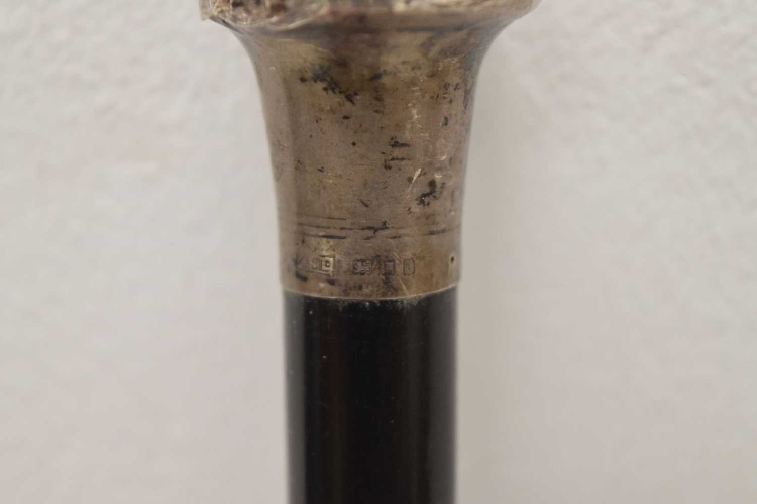 Early 20th century silver topped swagger stick - Image 8 of 9