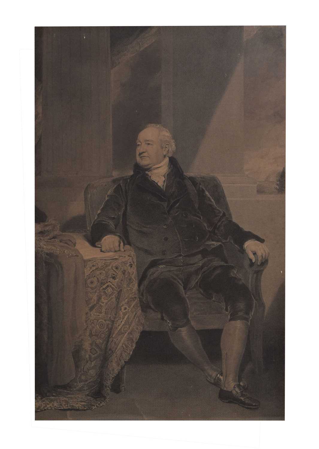 After Sir Thomas Lawrence (1769-1830) - 19th century engraving - 'Sir William Curtis