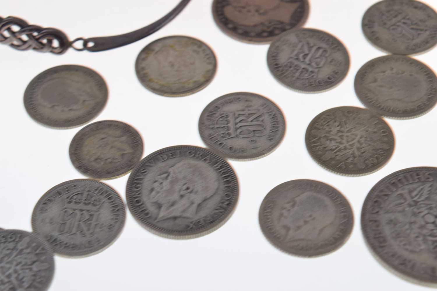 Quantity of GB coinage, together with a small quantity of silver jewellery - Image 3 of 10