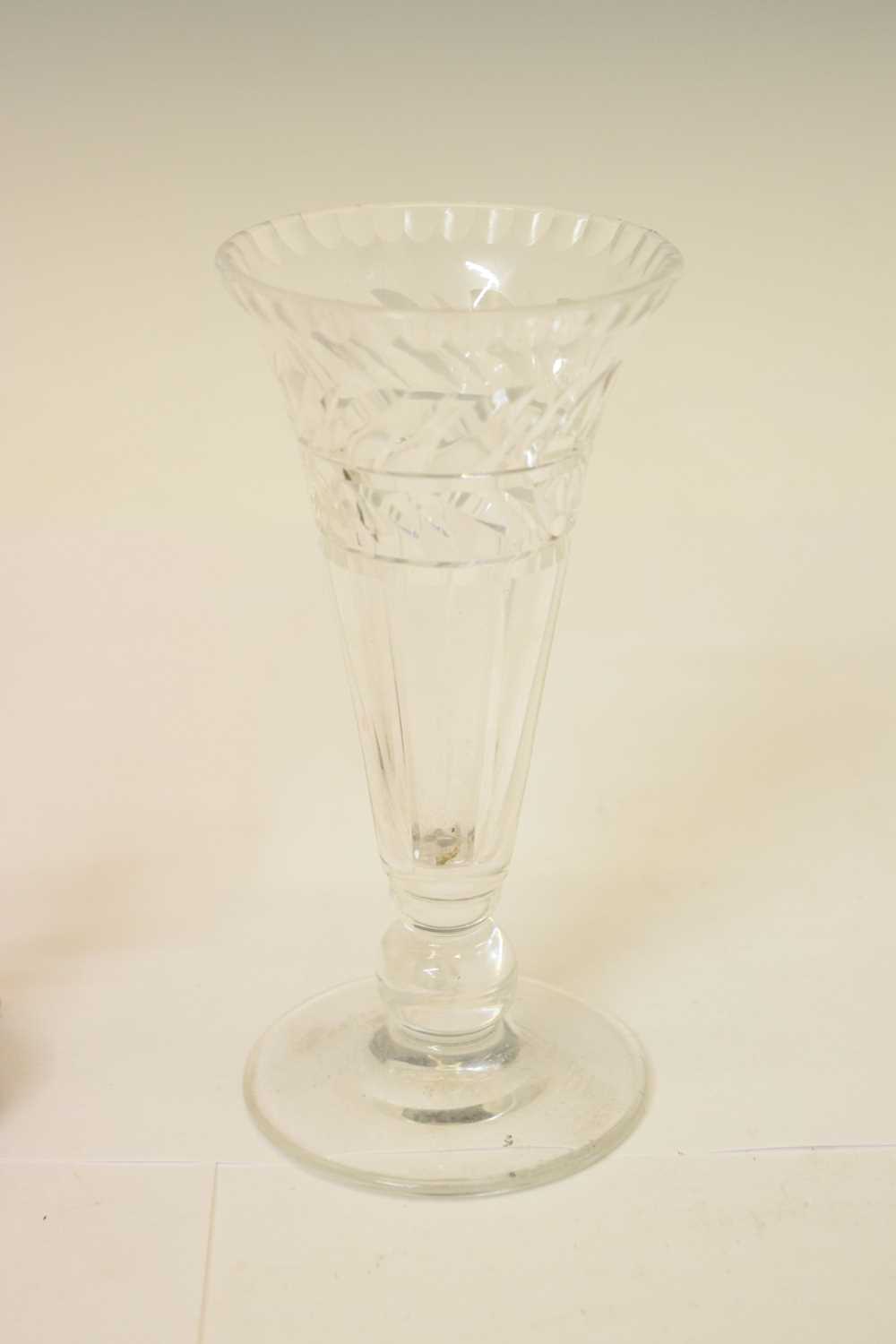 19th century epergne and cut glass vase - Image 6 of 9
