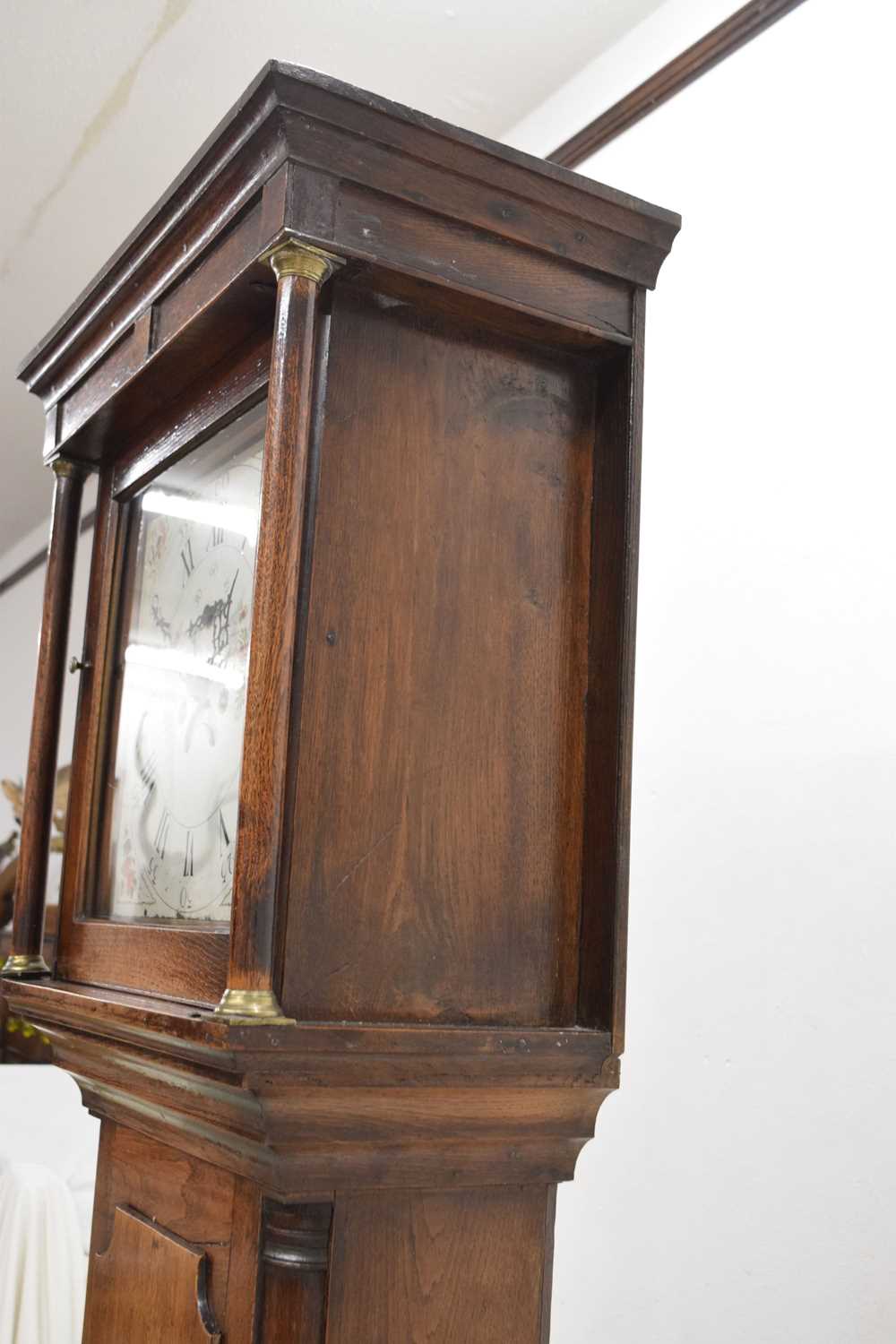 George III oak longcase clock - North Wales - Image 13 of 17