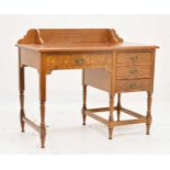 Early 20th century small oak desk