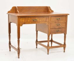 Early 20th century small oak desk