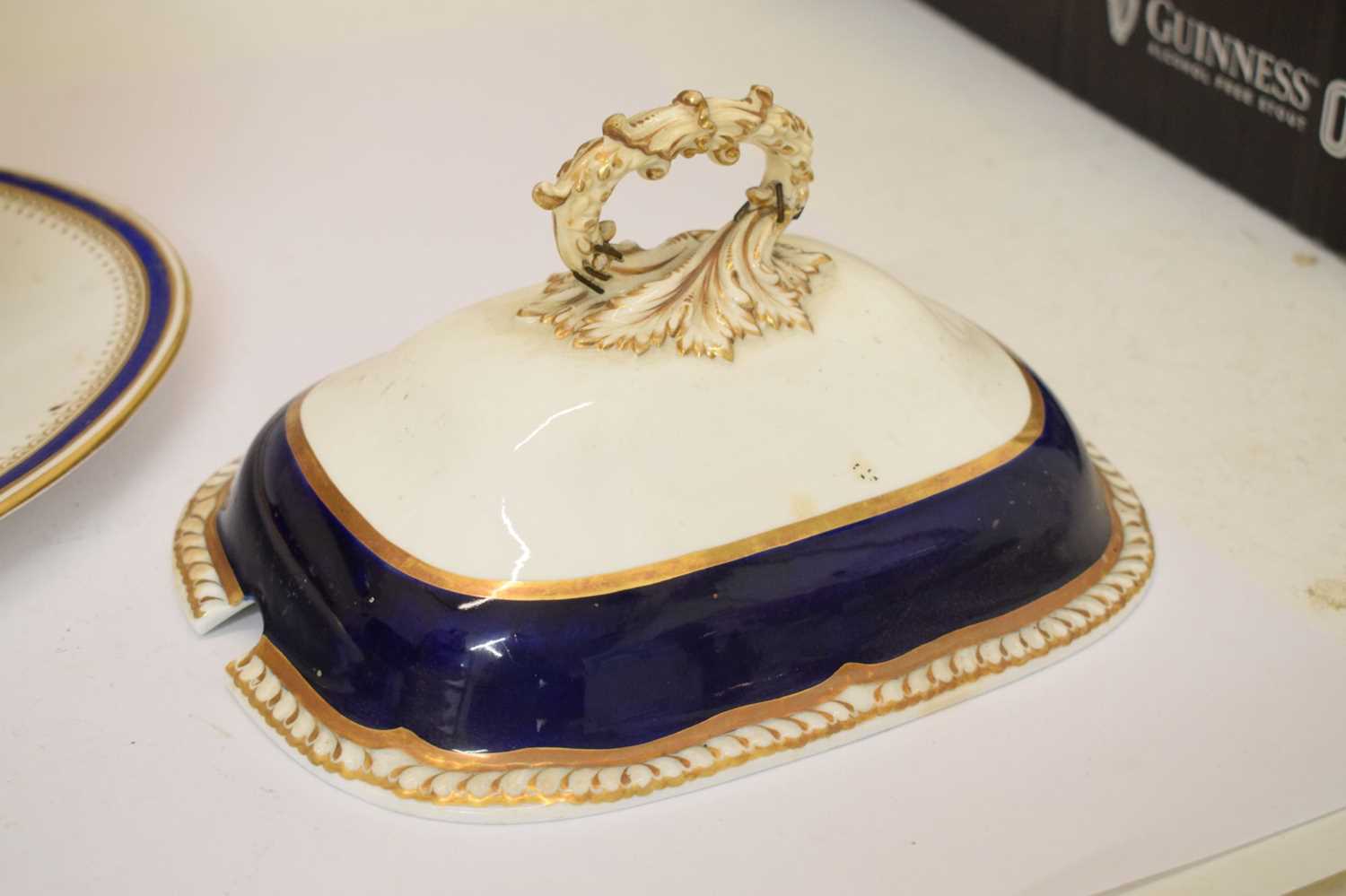 Armorial tureen and Derby monogrammed dish - Image 6 of 13