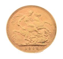 Edward VII gold sovereign, 1902