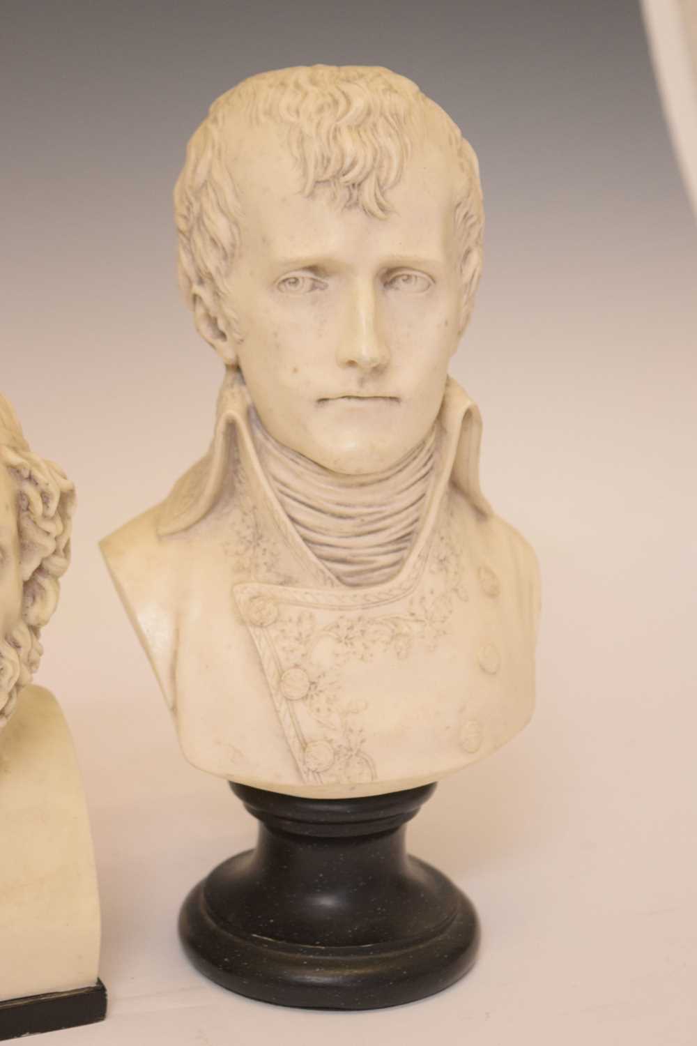 Resin busts of Napoleon and Homer - Image 4 of 8