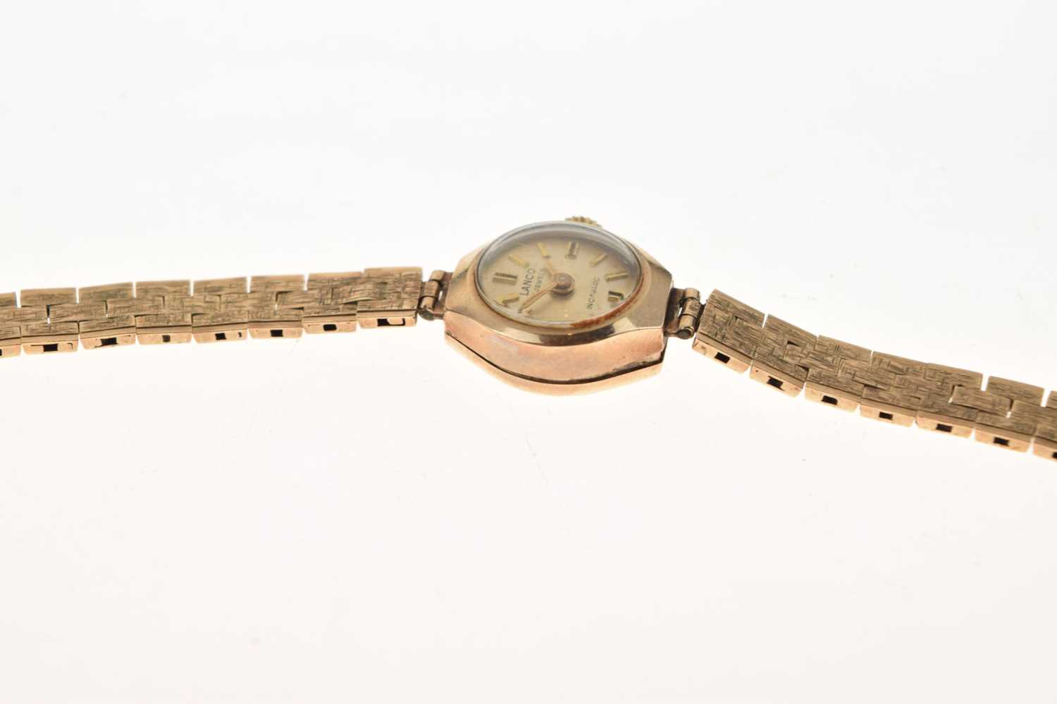 Lanco - Lady's 9ct gold bracelet watch - Image 3 of 10