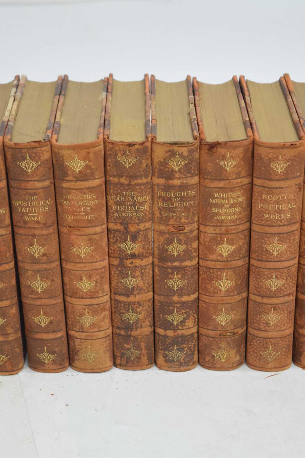 Twenty volumes from 'Sir John Lubbock's Hundred Books', leather bound, circa 1898 - Image 4 of 10